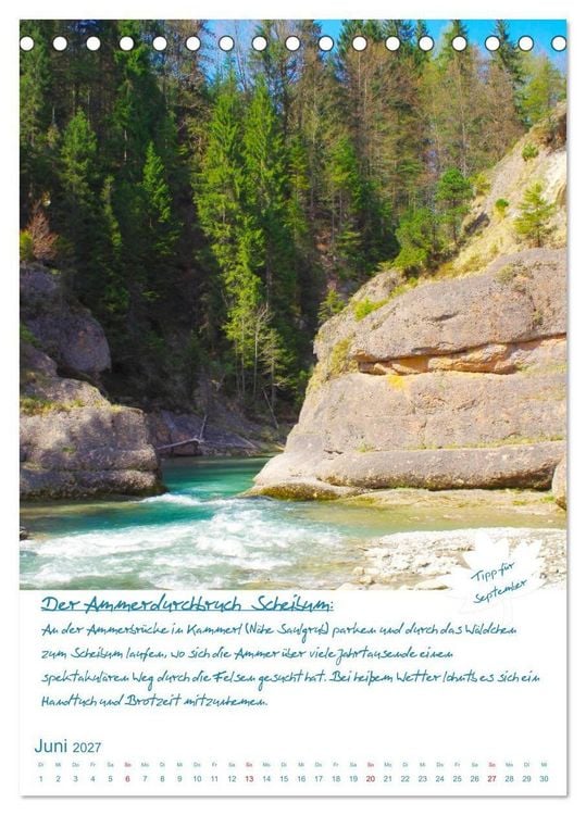 Produktbild: Dahoam erleben! Einmalige Wander-und Naturerlebnisse in Oberbayern (Tischkalender 2027 DIN A5 hoch), CALVENDO Monatskalender