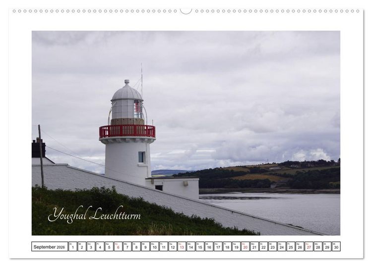 Produktbild: Irische Leuchtt&uuml;rme - Leuchtfeuer entlang Irlands wilder K&uuml;ste (hochwertiger Premium Wandkalender 2026 DIN A2 quer), Kunstdruck in Hochglanz