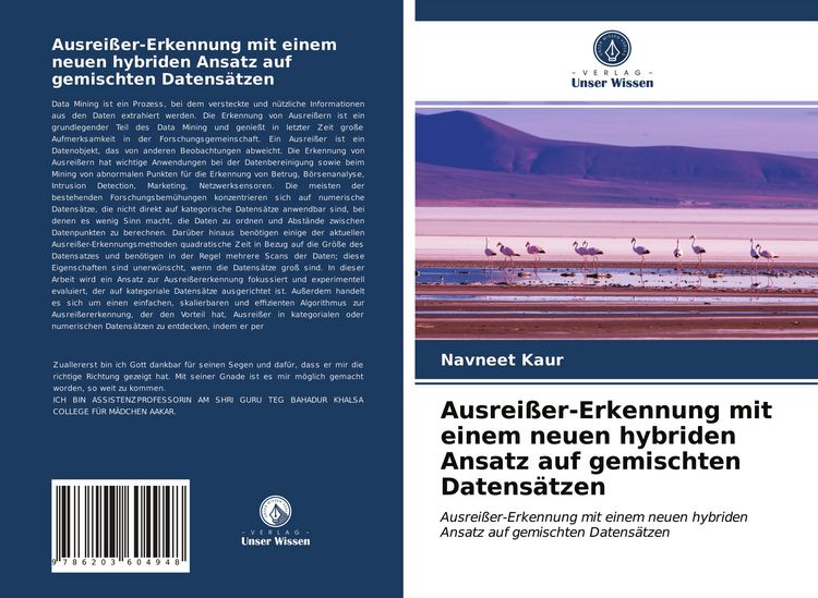 Produktbild: Ausrei&szlig;er-Erkennung mit einem neuen hybriden Ansatz auf gemischten Datens&auml;tzen