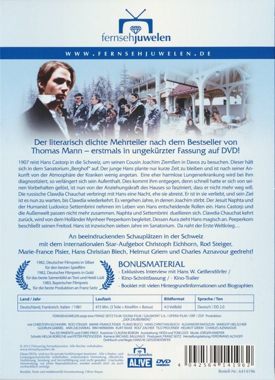 Produktbild: Der Zauberberg [4 DVDs]