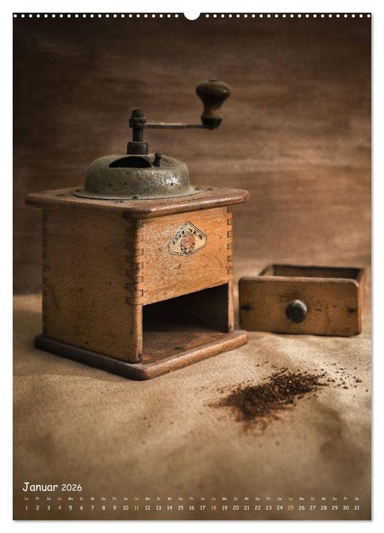 Produktbild: Alte Kaffeem&uuml;hlen (hochwertiger Premium Wandkalender 2026 DIN A2 hoch), Kunstdruck in Hochglanz