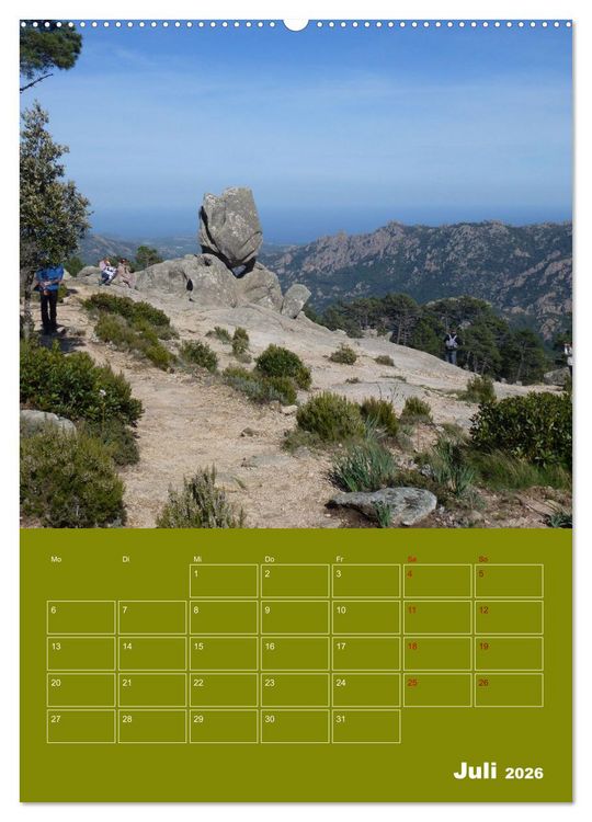 Produktbild: Fabelhaftes Korsika - Trauminsel im Mittelmeer (hochwertiger Premium Wandkalender 2026 DIN A2 hoch), Kunstdruck in Hochglanz