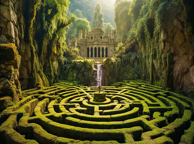 Produktbild: CALVENDO Puzzle Ein Motiv aus dem Kalender Labyrinth Universum | 2000 Teile Lege-Gr&ouml;&szlig;e 90x67cm Foto-Puzzle f&uuml;r gl&uuml;ckliche Stunden