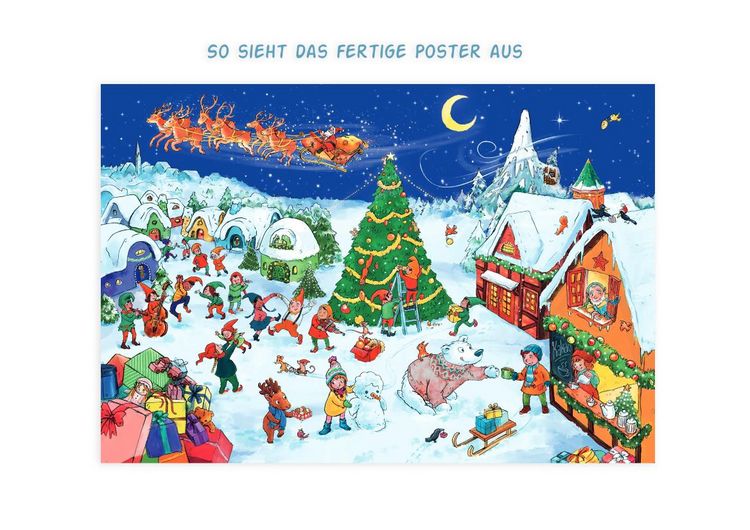 Produktbild: Oskar, der kleine Weihnachtselch