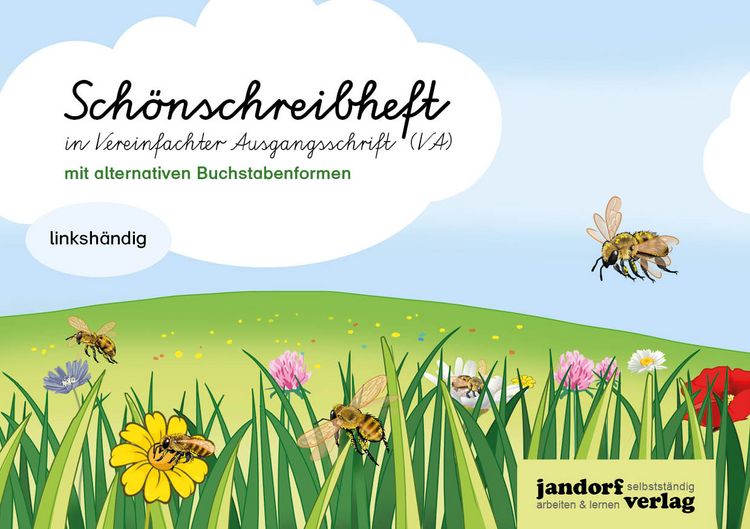Produktbild: Sch&ouml;nschreibheft in VA (mit alternativen Buchstabenformen)