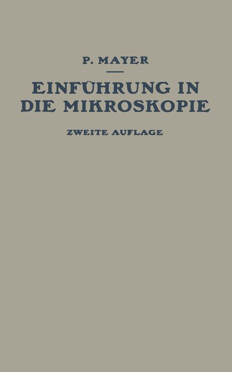 Produktbild: Einf&uuml;hrung in die Mikroskopie