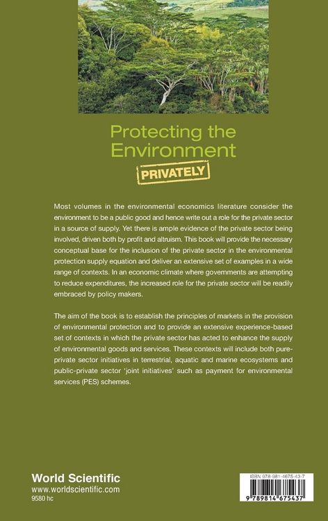 Produktbild: PROTECTING THE ENVIRONMENT, PRIVATELY