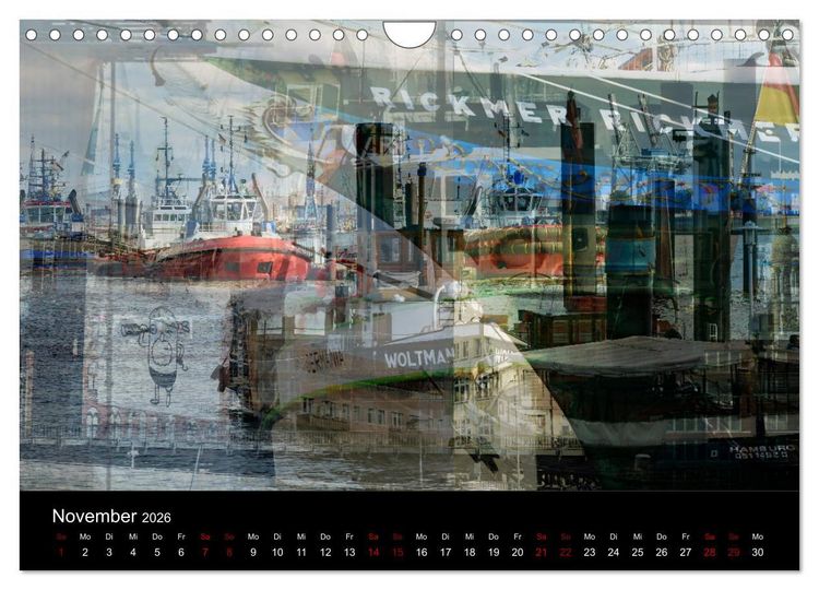 Produktbild: Hamburg-Art (Wandkalender 2026 DIN A4 quer), CALVENDO Monatskalender