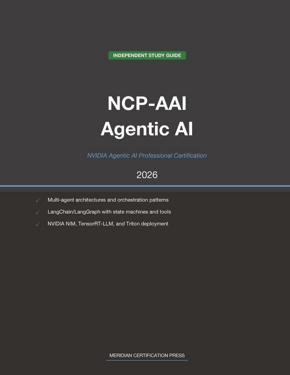 Produktbild: NVIDIA NCP-AAI Exam Study Guide 2026
