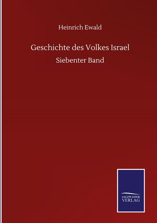 Produktbild: Geschichte des Volkes Israel