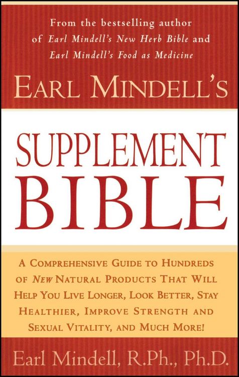 Produktbild: Earl Mindell's Supplement Bible