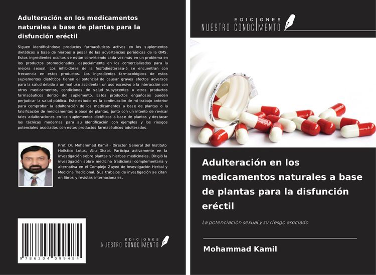 Produktbild: Adulteraci&oacute;n en los medicamentos naturales a base de plantas para la disfunci&oacute;n er&eacute;ctil