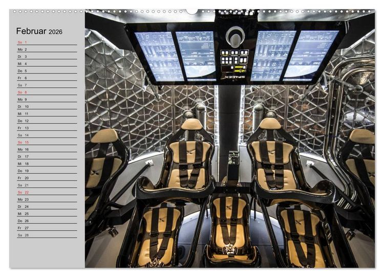 Produktbild: Space Shuttle. Impressionen aus der Raumfahrt (hochwertiger Premium Wandkalender 2026 DIN A2 quer), Kunstdruck in Hochglanz