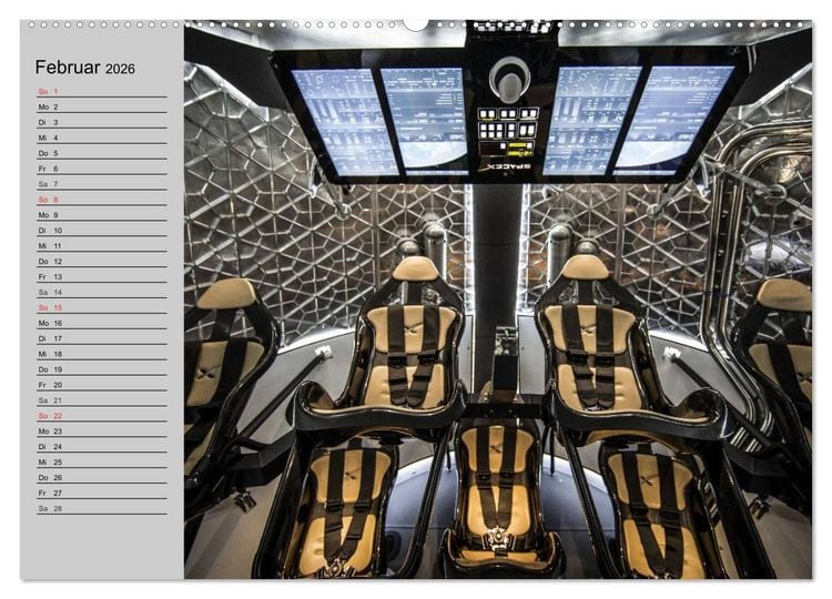 Produktbild: Space Shuttle. Impressionen aus der Raumfahrt (Wandkalender 2026 DIN A2 quer), CALVENDO Monatskalender