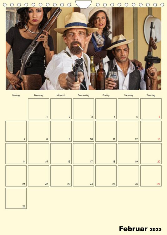 Produktbild: Die 20er Jahre. Gangster, Frauen und Kanonen (Wandkalender 2022 DIN A4 hoch)