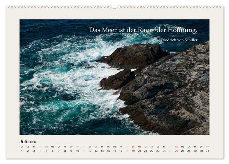 Produktbild: Hirnyoga (hochwertiger Premium Wandkalender 2026 DIN A2 quer), Kunstdruck in Hochglanz