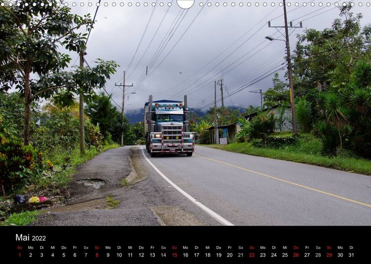 Produktbild: Trucks zwischen Panama und Costa Rica. (Wandkalender 2022 DIN A3 quer)