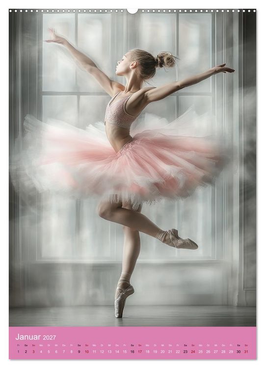 Produktbild: Sch&ouml;nheit und Eleganz im Ballett (hochwertiger Premium Wandkalender 2027 DIN A2 hoch), Kunstdruck in Hochglanz