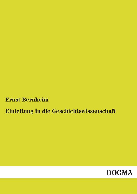 Produktbild: Einleitung in die Geschichtswissenschaft