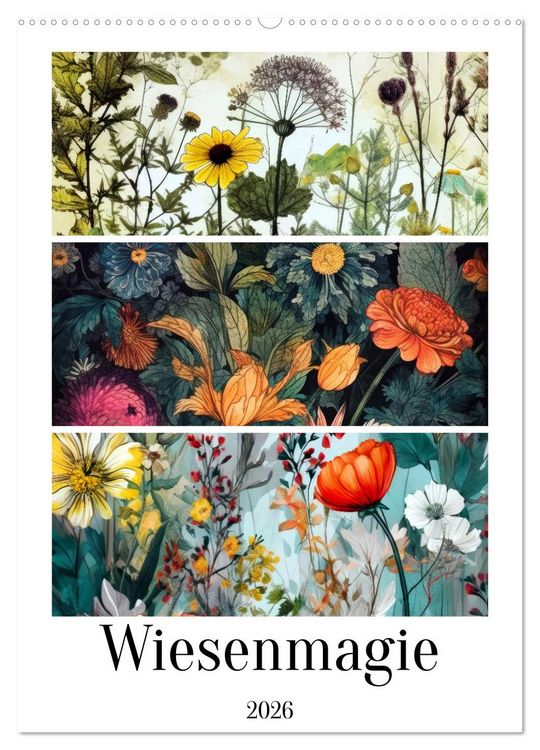 Produktbild: Wiesenmagie (Wandkalender 2026 DIN A2 hoch), CALVENDO Monatskalender