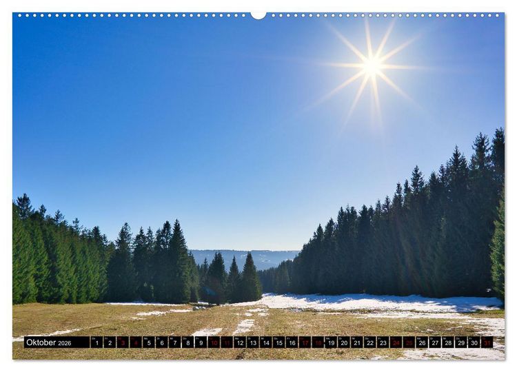 Produktbild: Im Th&uuml;ringer Wald (Wandkalender 2026 DIN A2 quer), CALVENDO Monatskalender