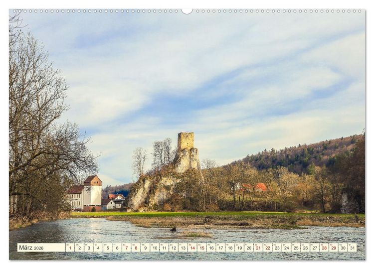 Produktbild: Impressionen aus dem Oberen Donautal (hochwertiger Premium Wandkalender 2026 DIN A2 quer), Kunstdruck in Hochglanz