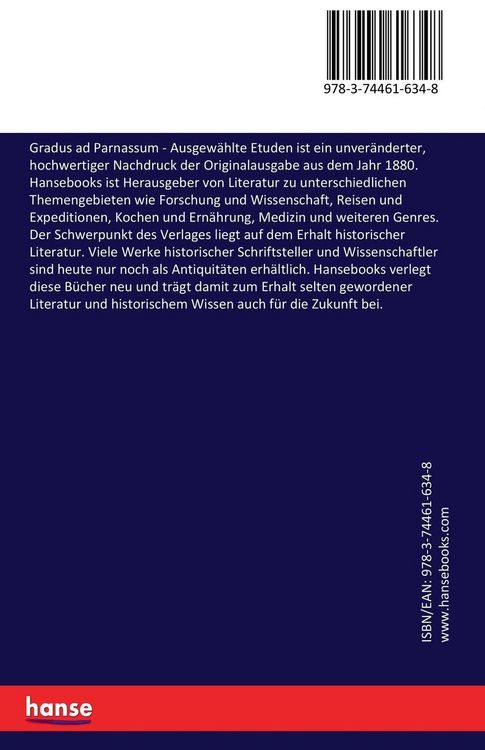 Produktbild: Gradus ad Parnassum