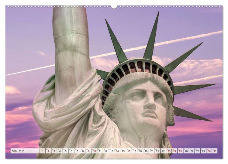 Produktbild: NEW YORK CITY Urbane Magie (Wandkalender 2026 DIN A2 quer), CALVENDO Monatskalender