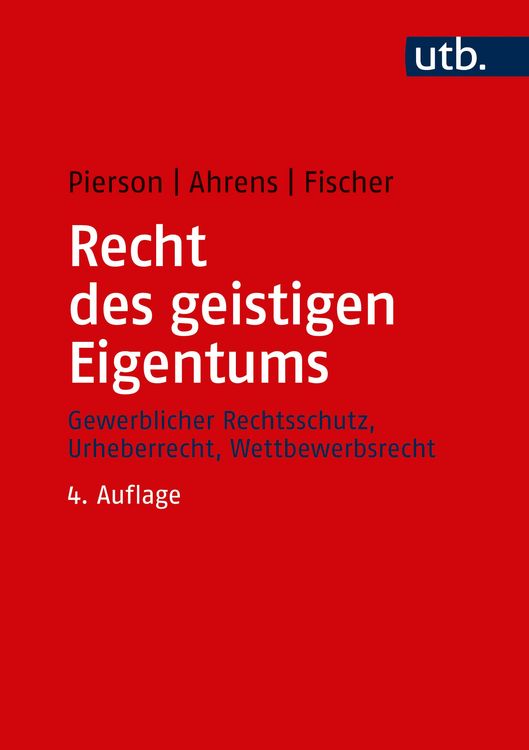 Produktbild: Recht des geistigen Eigentums