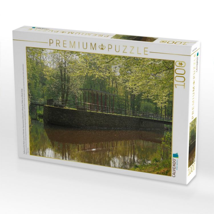 Produktbild: CALVENDO Puzzle Dalkeinsel Ein Motiv aus dem Kalender Impressionen G&uuml;tersloh entlang der Dalke von Beate Gube | 1000 Teile Lege-Gr&ouml;&szlig;e 64x48cm Foto-Puz