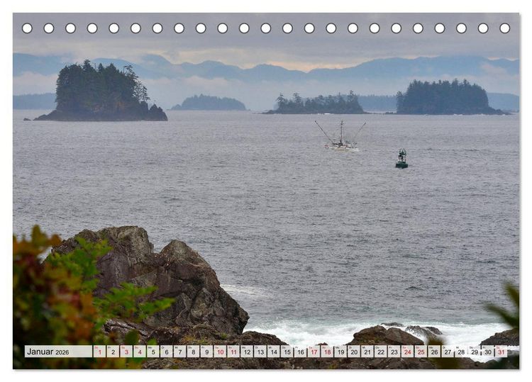 Produktbild: Faszination Vancouver Island (Tischkalender 2026 DIN A5 quer), CALVENDO Monatskalender