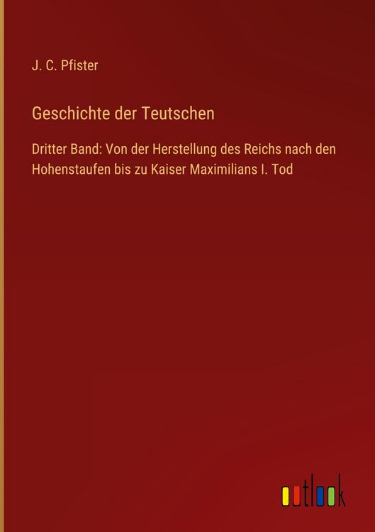 Produktbild: Geschichte der Teutschen