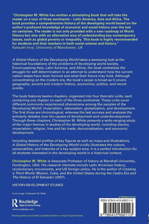 Produktbild: A Global History of the Developing World