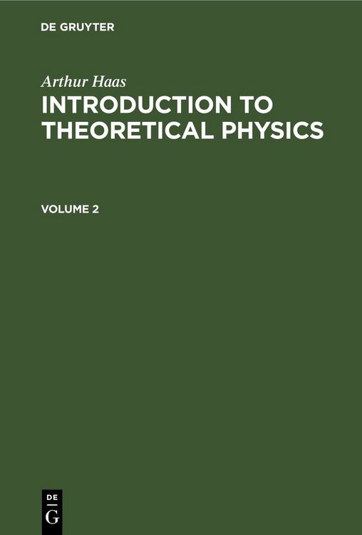 Produktbild: Introduction to Theoretical Physics. Volume 2