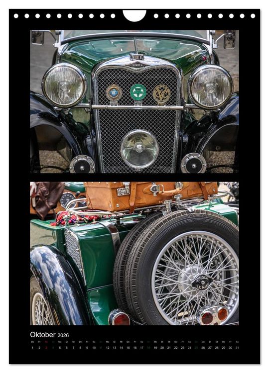 Produktbild: Klassische Oldtimer (Wandkalender 2026 DIN A4 hoch), CALVENDO Monatskalender