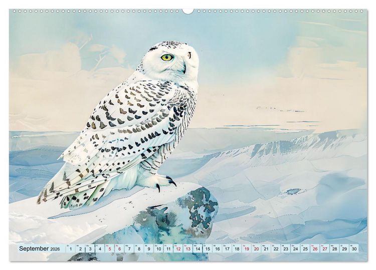 Produktbild: Eisige Polarkreise - Faszination der polaren Tierwelt (hochwertiger Premium Wandkalender 2026 DIN A2 quer), Kunstdruck in Hochglanz