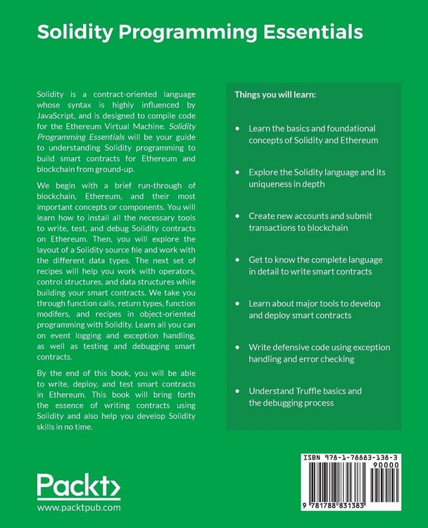 Produktbild: Solidity Programming Essentials