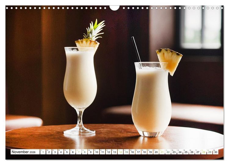 Produktbild: Dein Monat dein Cocktail (Wandkalender 2026 DIN A3 quer), CALVENDO Monatskalender