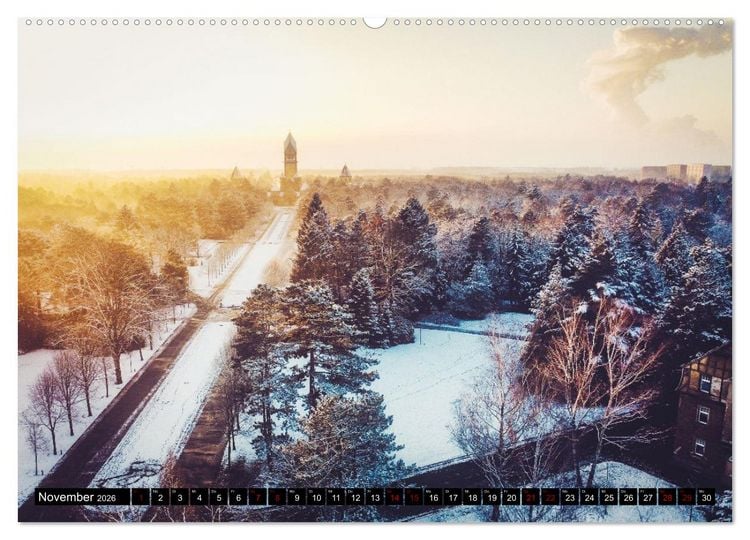Produktbild: Leipzig Kalender Perspektiven (Wandkalender 2026 DIN A2 quer), CALVENDO Monatskalender