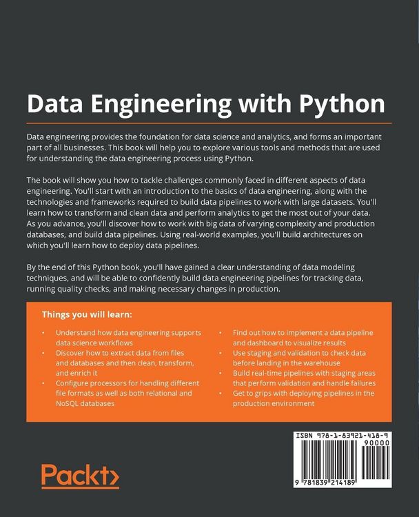 Produktbild: Data Engineering with Python