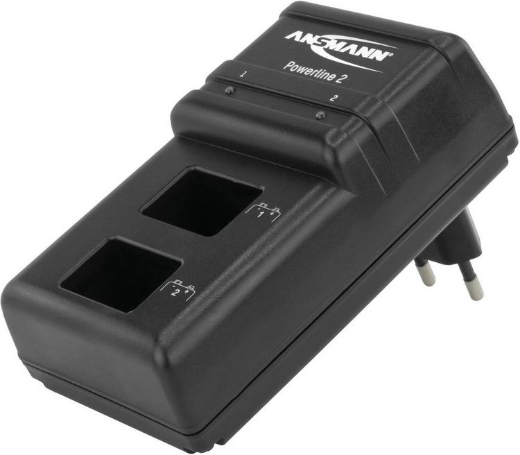 Produktbild: Ansmann Powerline 2 9V-Block-Ladeger&auml;t NiCd, NiMH 9V Block