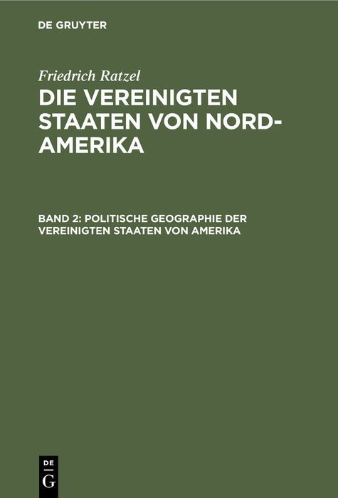 Produktbild: Politische Geographie der Vereinigten Staaten von Amerika