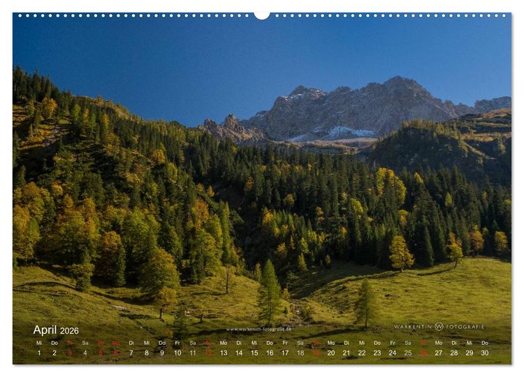 Produktbild: Gro&szlig;er Ahornboden - Europas gro&szlig;er Ahornwald (Wandkalender 2026 DIN A2 quer), CALVENDO Monatskalender