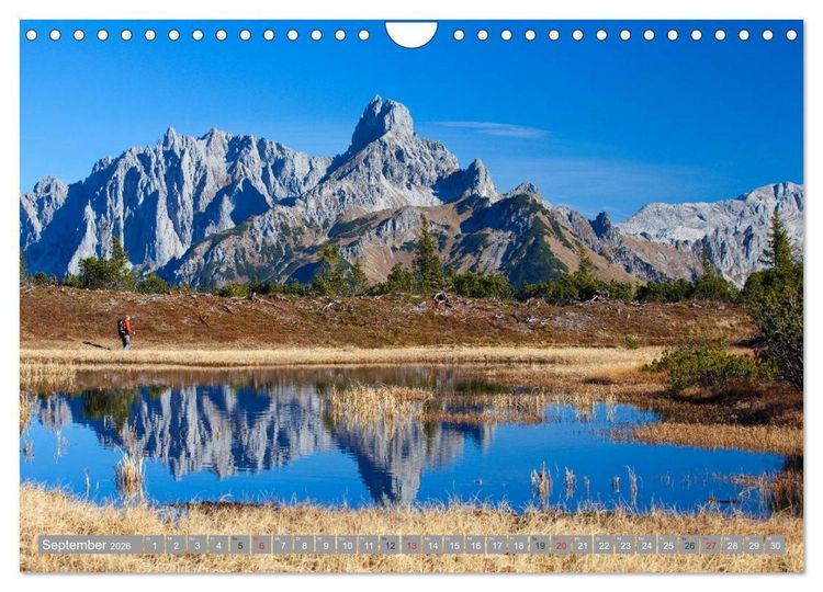Produktbild: Die Bischofsm&uuml;tze im sch&ouml;nen Salzburger Land (Wandkalender 2026 DIN A4 quer), CALVENDO Monatskalender