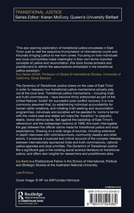 Produktbild: The Dynamics of Transitional Justice