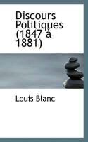 Produktbild: Discours Politiques (1847 1881)