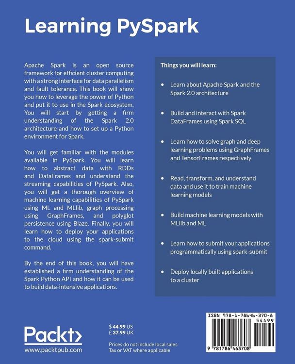 Produktbild: Learning PySpark