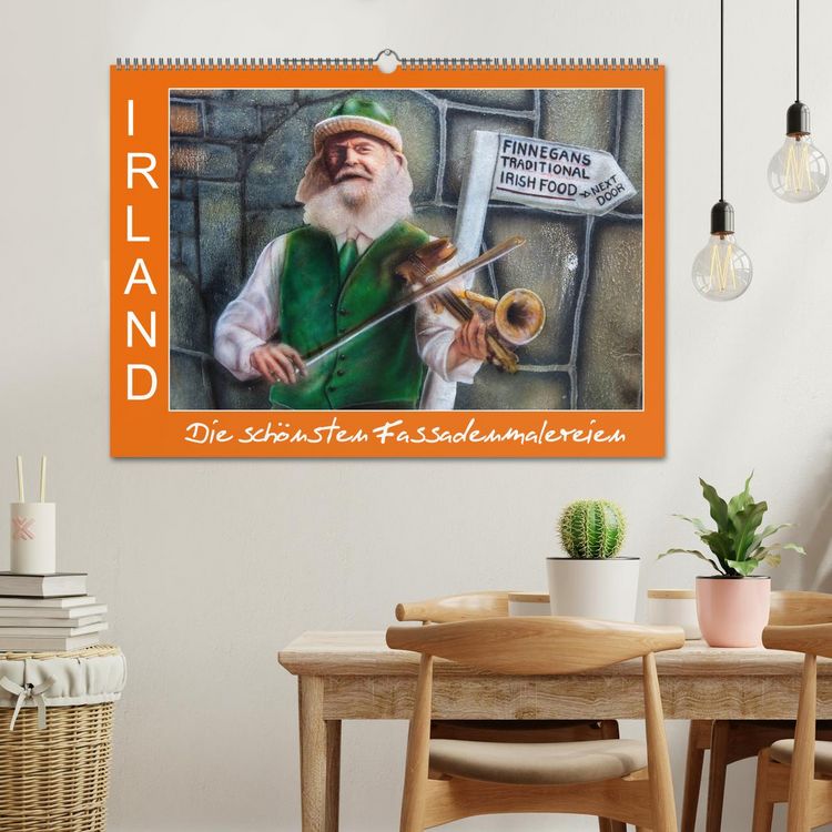 Produktbild: IRLAND - Die sch&ouml;nsten Fassadenmalereien (Wandkalender 2026 DIN A2 quer), CALVENDO Monatskalender
