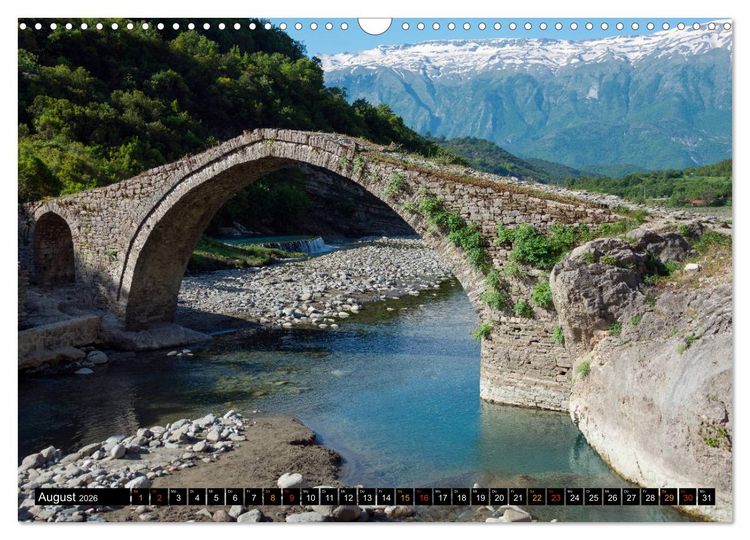 Produktbild: Landschaften in Albanien (Wandkalender 2026 DIN A3 quer), CALVENDO Monatskalender