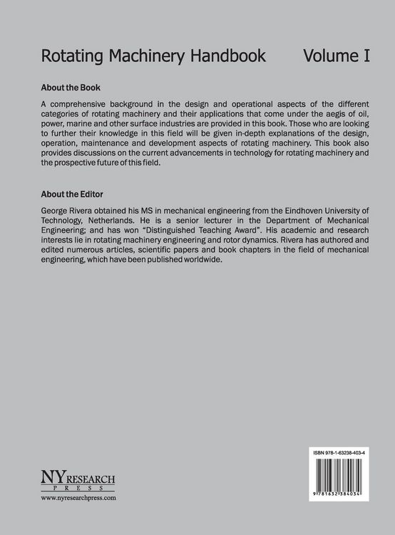Produktbild: Rotating Machinery Handbook
